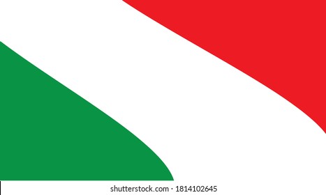 abstract illustration pattern Italian  flag