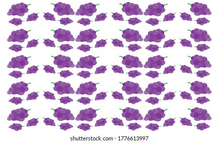 abstract illustration pattern purple ripe grape
