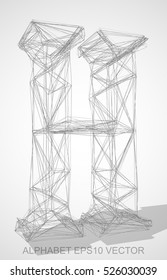 Abstract illustration of a Pencil sketched 0 with Transparent Shadow. Hand drawn 3D 0 for your design. EPS 10 vector illustration.