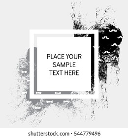 Abstract illustration for postcards and banners. Vector. Ready-made design templates. 