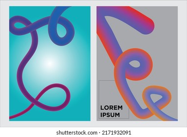 Abstract illustration for poster designs