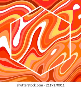 ILUSTRACIÓN ABSTRACTA DISEÑO PSICODELICO . DISEÑO DE VECTOR DE FONDO DE ILUSIÓN ÓPTICA