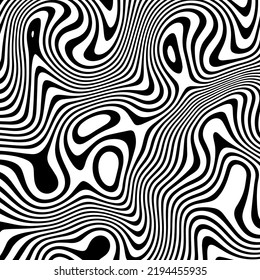 ABSTRACT ILLUSTRATION  PSYCHEDELIC DESIGN . OPTICAL ILLUSION BACKGROUND VECTOR DESIGN
