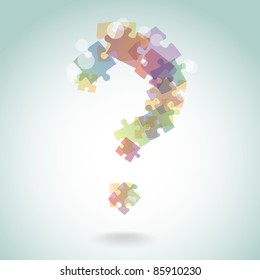 abstract illustration of question mark