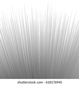 Abstract illustration with radial, radiating random lines. Irregular rays, beams. Abstract circular pattern. Spiral vector illustration