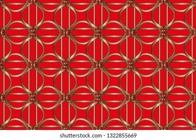 Abstract illustration. Raster element, arabesque for design template. Luxury seamless pattern ornament in Eastern style.