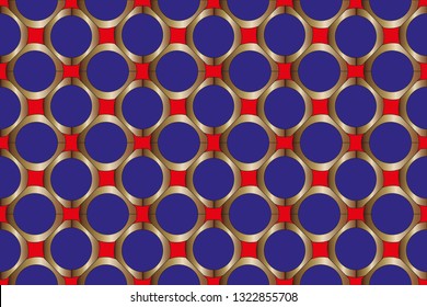 Abstract illustration. Raster element, arabesque for design template. Luxury seamless pattern ornament in Eastern style.