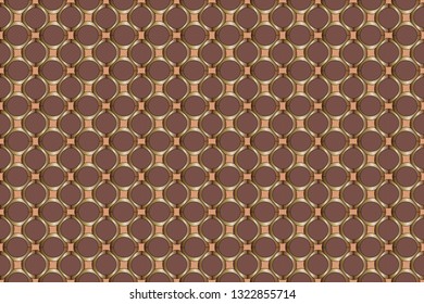 Abstract illustration. Raster element, arabesque for design template. Luxury seamless pattern ornament in Eastern style.