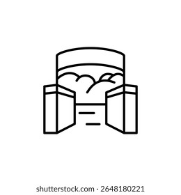 Abstract Illustration Of Religious Landmark With A Symbolic Spiritual Feel