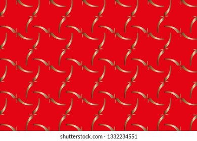 Abstract illustration |retro geometric pattern | mosaic wallpaper formats background, texture, theme, fabric, art workload versing design. Luxury  vector pattern.   
