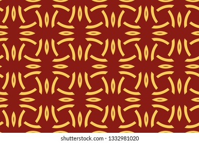 Abstract illustration |retro geometric pattern | mosaic wallpaper formats background, texture, theme, fabric, art workload versing design. Luxury  vector pattern.   