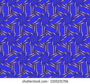 Abstract illustration |retro geometric pattern | mosaic wallpaper formats background, texture, theme, fabric, art workload versing design. Luxury  vector pattern.   