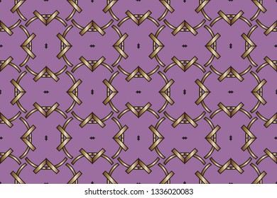 Abstract illustration |retro geometric pattern | mosaic wallpaper formats background, texture, theme, fabric, art workload versing design. Luxury  vector pattern.   