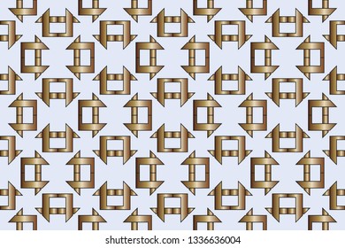 Abstract illustration |retro geometric pattern | mosaic wallpaper formats background, texture, theme, fabric, art workload versing design. Luxury  vector pattern.   