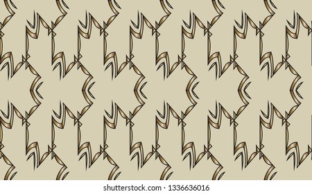 Abstract illustration |retro geometric pattern | mosaic wallpaper formats background, texture, theme, fabric, art workload versing design. Luxury  vector pattern.   