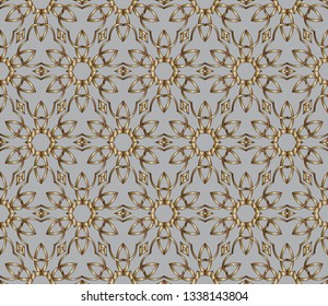 Abstract illustration |retro geometric pattern | mosaic wallpaper formats background, texture, theme, fabric, art workload versing design. Luxury  vector pattern.   