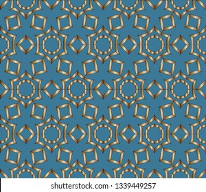 Abstract illustration retro geometric pattern  mosaic wallpaper formats background, texture, theme, fabric, art workload versing design. Luxury  vector pattern.   