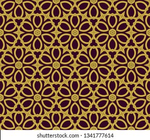 Abstract illustration retro geometric pattern  mosaic wallpaper formats background, texture, theme, fabric, art workload versing design. Luxury vector pattern.   
