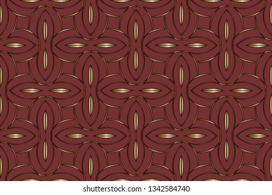 Abstract illustration retro geometric pattern  mosaic wallpaper formats background, texture, theme, fabric, art workload versing design. Luxury vector pattern.   