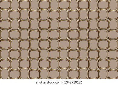 Abstract illustration retro geometric pattern  mosaic wallpaper formats background, texture, theme, fabric, art workload versing design. Luxury vector pattern.   