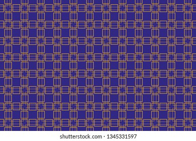 Abstract illustration retro geometric pattern mosaic wallpaper formats background, texture, theme, fabric, art workload versing design. Luxury vector pattern.   