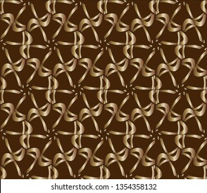 Abstract illustration retro geometric pattern mosaic wallpaper formats background, texture, theme, fabric, art workload versing design. Luxury vector pattern.  brown color, brown pattern,             