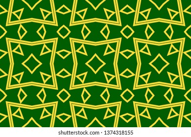 Abstract illustration retro geometric pattern mosaic wallpaper formats background, texture, theme, fabric, art workload versing design. Luxury vector pattern.  