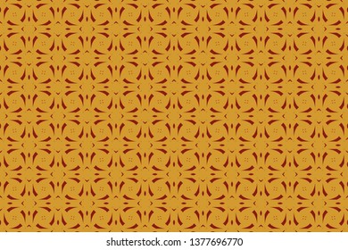 Abstract illustration retro geometric pattern mosaic wallpaper formats background, texture, theme, fabric, art workload versing design. Luxury vector pattern.  