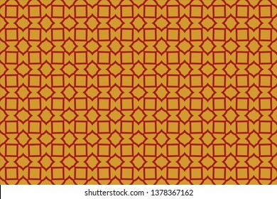 Abstract illustration retro geometric pattern mosaic wallpaper formats background, texture, theme, fabric, art workload versing design. Luxury vector pattern