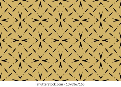 Abstract illustration retro geometric pattern mosaic wallpaper formats background, texture, theme, fabric, art workload versing design. Luxury vector pattern