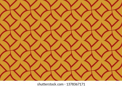 Abstract illustration retro geometric pattern mosaic wallpaper formats background, texture, theme, fabric, art workload versing design. Luxury vector pattern
