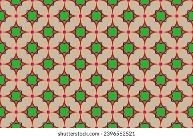 abstract illustration | retro geometric pattern | mosaic wallpaper for xmas background, texture,  theme,  fabric, artwork or advertising design