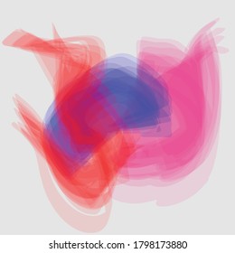 Abstrakte Illustration eines Hahns