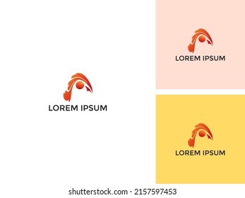 ABSTRACT ILLUSTRATION ROOSTER HEAD LOGO VECTOR FOR YOUR BUSINESS