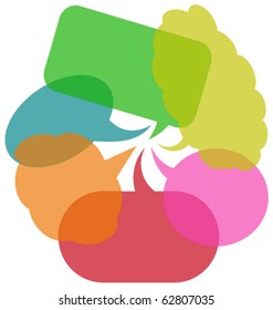 abstract illustration of sandwiches created comic color vectors