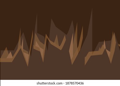 abstract illustration of sharp lines forming sharp thorns