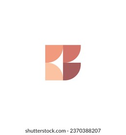 Abstract illustration of skin, human skin color, skin palette