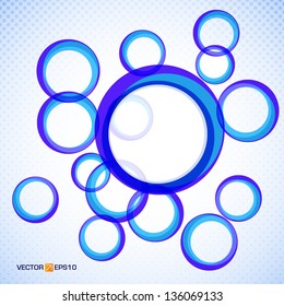 Abstract illustration with space for your business message