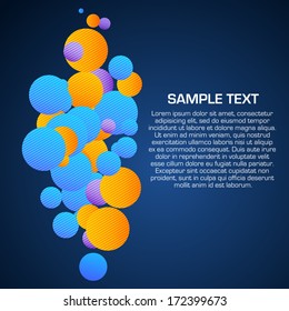 Abstract illustration with space for your business message
