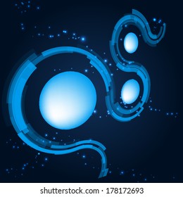 Abstract illustration with space for your business message