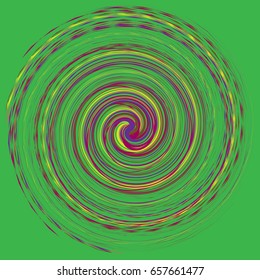 Abstract illustration with spiral motif. Abstract swirl, twirl element