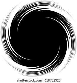 Abstract Illustration Spiral Swirl Element Clipping Stock Vector ...