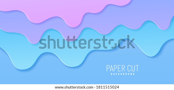 Abstract illustration of splash.\
Burst off bubblegum. Vector background with pink blue bubble gum or\
melting ice cream. Flow of sweet sticky liquid. Cartoon\
design.
