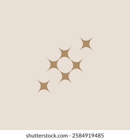 Abstract illustration of stars. Vector background. EPS 10.