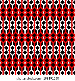 Abstract illustration. Stylized texture with lines and squares. Seamless vector pattern.