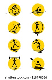 Abstract illustration - summer sports