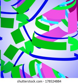 Abstract illustration, swirl background, digital composition.