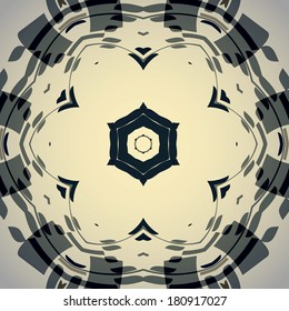 Abstract illustration, swirl background, digital composition.