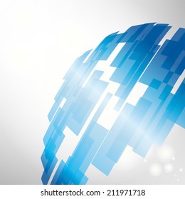 It is an abstract illustration of the technology.