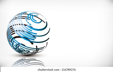 It is an abstract illustration of the technology.